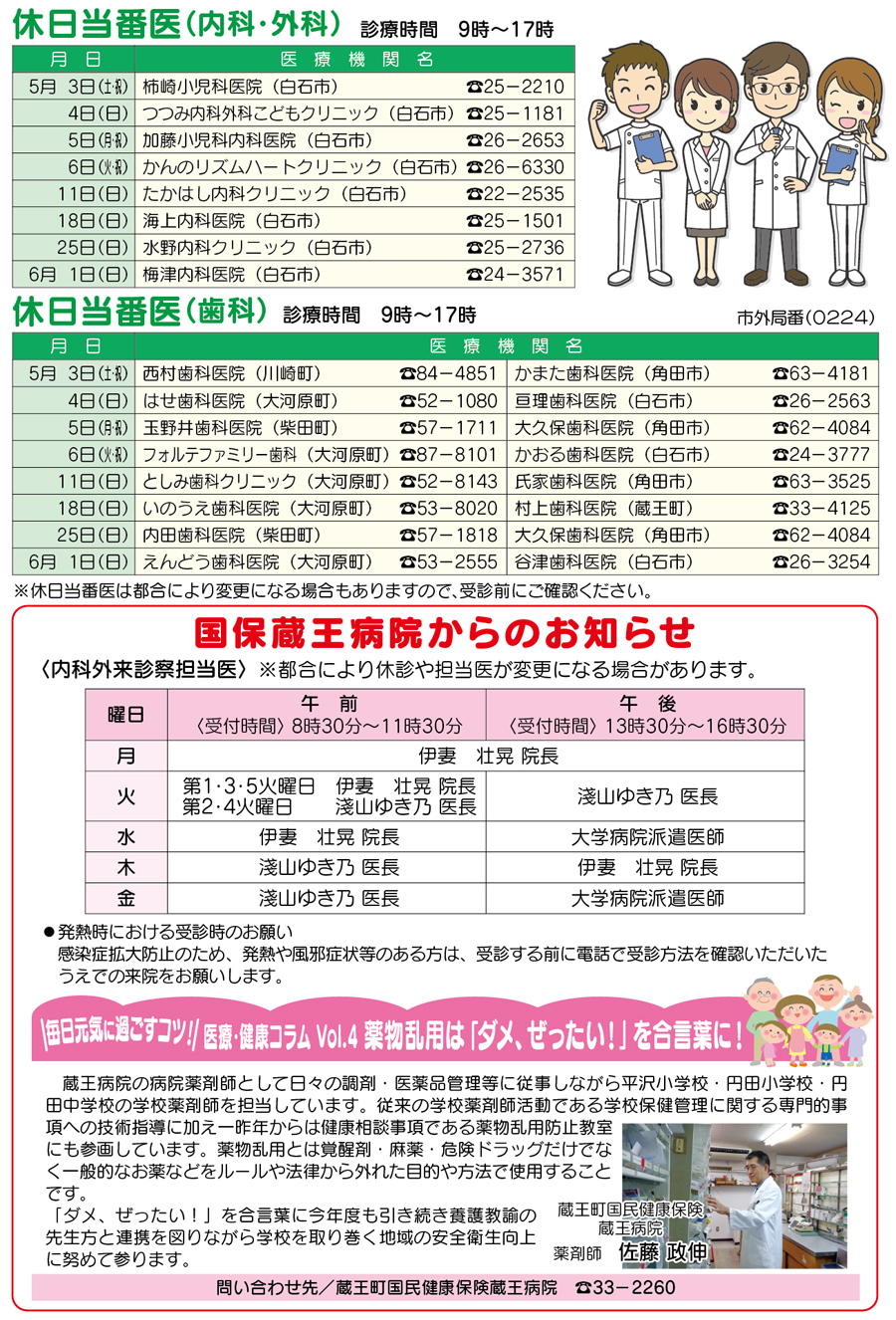 休日当番医