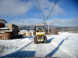 除雪作業